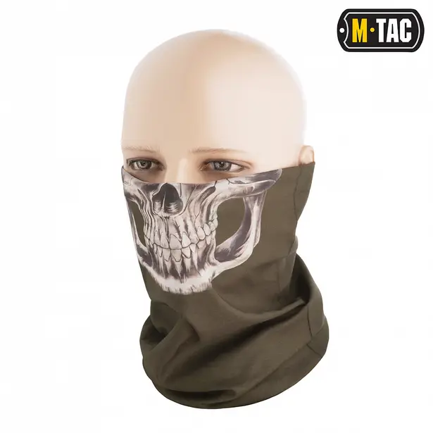 1 - Шарф-труба полегшений M-Tac Reaper Skull. Олива