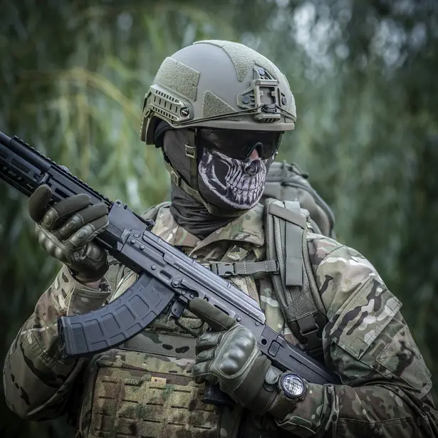 10 - Шарф-труба полегшений M-Tac Reaper Skull. Олива