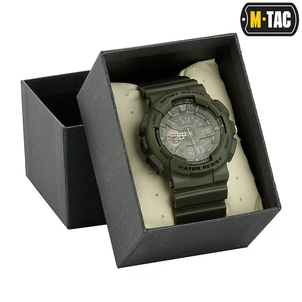 3 - Тактичний годинник M-Tac Sport. Олива