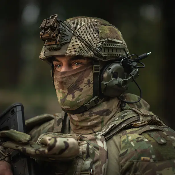 9 - Шарф-труба полегшений M-Tac War Camo. Койот