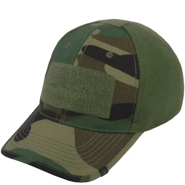 1 - Кепка тактична Pentagon Raptor BB Rip/mesh. Камуфляж Woodland