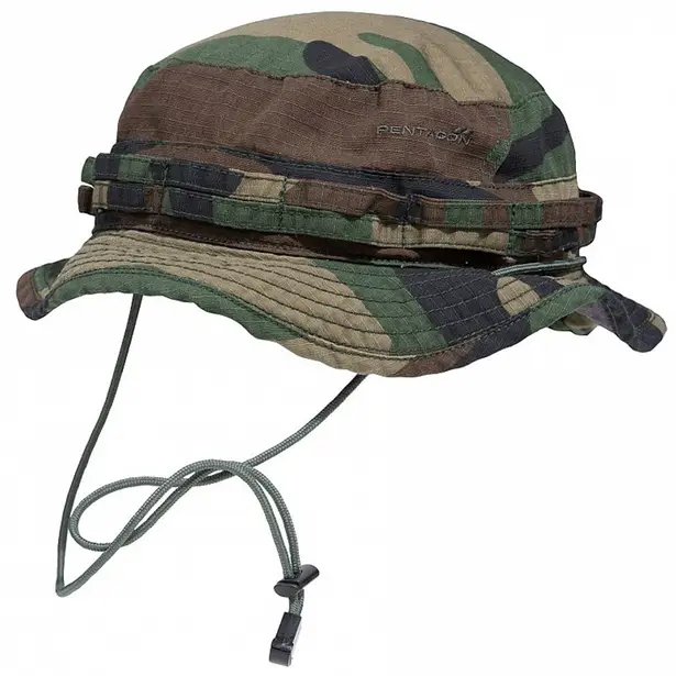 1 - Панама Pentagon Babylon Boonie. Камуфляж Woodland