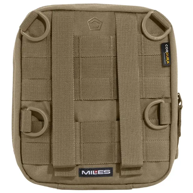 2 - Органайзер тактический Pentagon EDC 2.0 Pouch Molle LaserCut. Койот