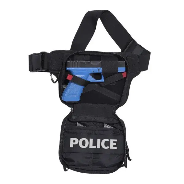 5 - Сумка на пояс Pentagon Runner Concealment Pouch Police. Чорний