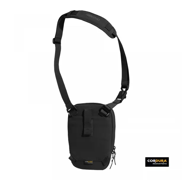 2 - Сумка через плече Pentagon Consul Vertical Sling Pouch. Чорний