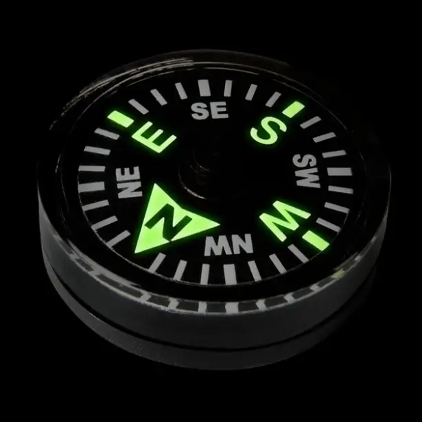 6 - Компас Helikon Button Compass Large. Черный