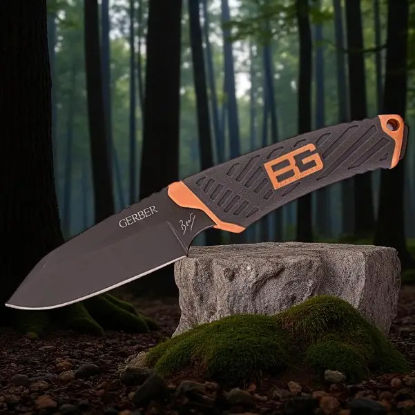 3 - Ніж мисливський Gerber E46-1. Чорний