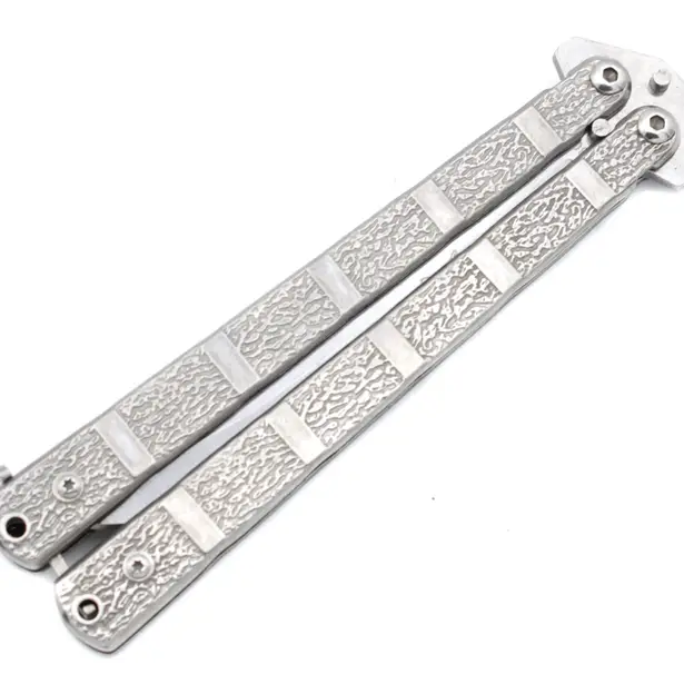 3 - Нiж метелик Benchmade A814. Сірий
