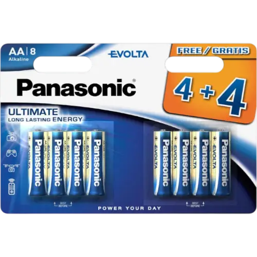 1 - Батарейка Panasonic Evolta Ultimate LR6, AA, Alkaline. шт