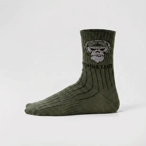 5 - Шкарпетки трекінгові Combatant Ranger Trek Mid Core. Олива