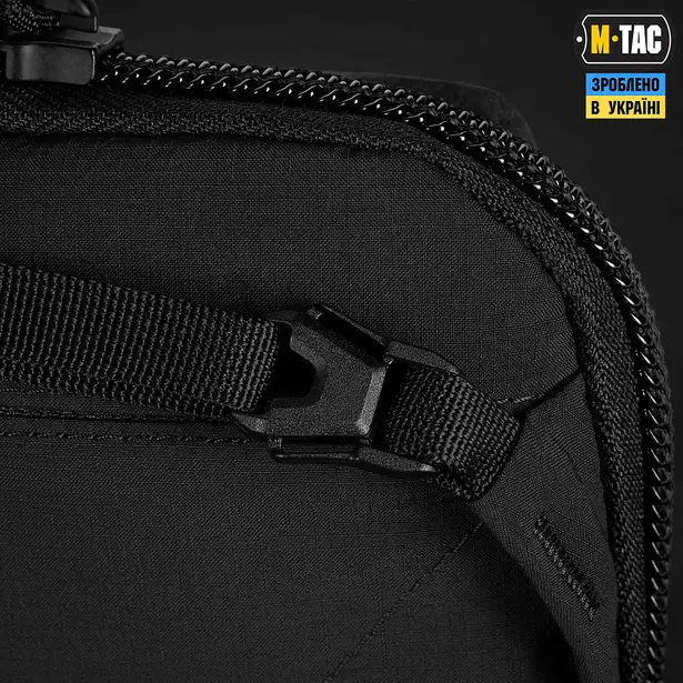13 - Сумка через плече M-Tac Pocket Hardsling Lite-C Elite. Чорний