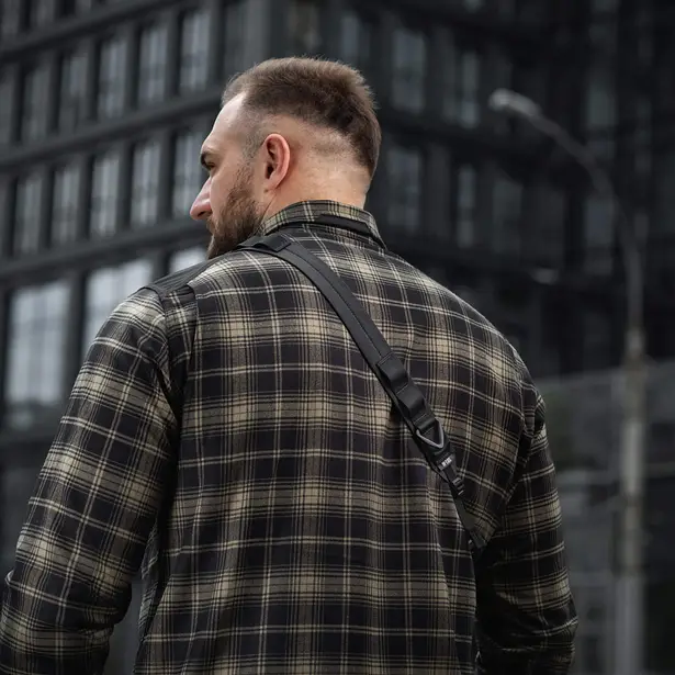 15 - Сумка через плече M-Tac Pocket Hardsling Lite-C Elite. Чорний