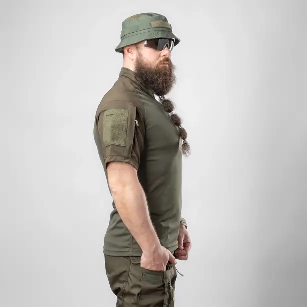 4 - Убакс тактичний Combatant Raider Core короткий рукав. Хакі