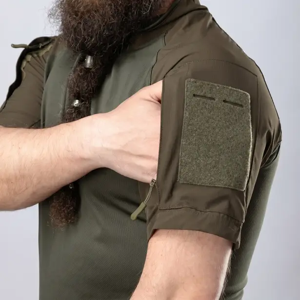 5 - Убакс тактичний Combatant Raider Core короткий рукав. Хакі
