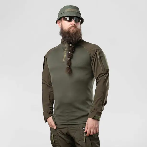 2 - Убакс тактичний Combatant Raider Core довгий рукав. Хакі
