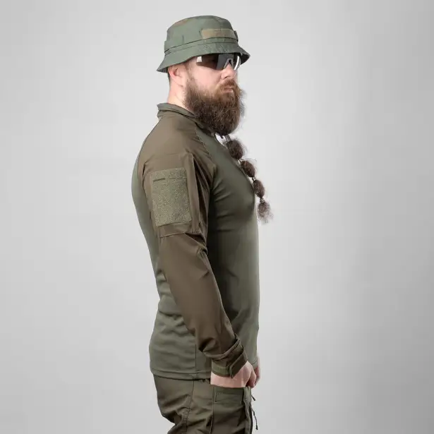 4 - Убакс тактичний Combatant Raider Core довгий рукав. Хакі