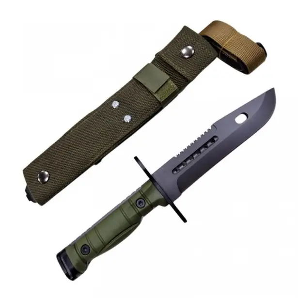 4 - Ніж мисливський Columbia US NAVY. Олива