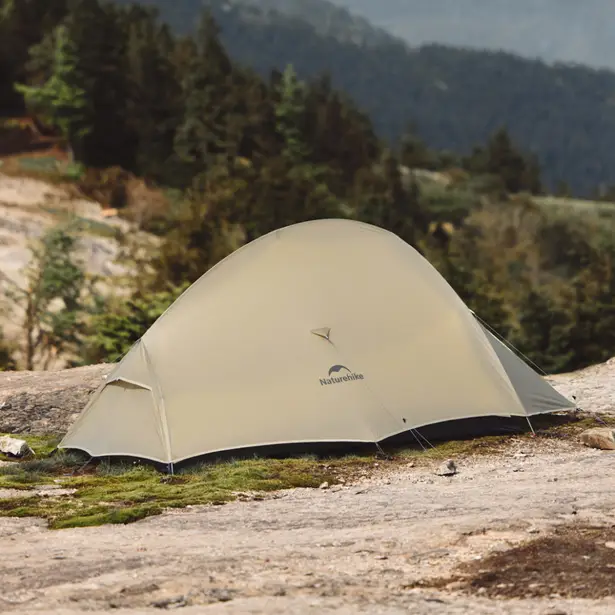 3 - Намет надлегкий одномісний Naturehike Cloud Up Base 1 Tent Pro CNK2350WS020. Пісочний