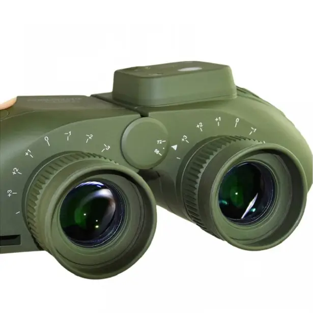 3 - Бинокль Waterproof army 10×50 с компасом и дальномерной сеткой. Олива