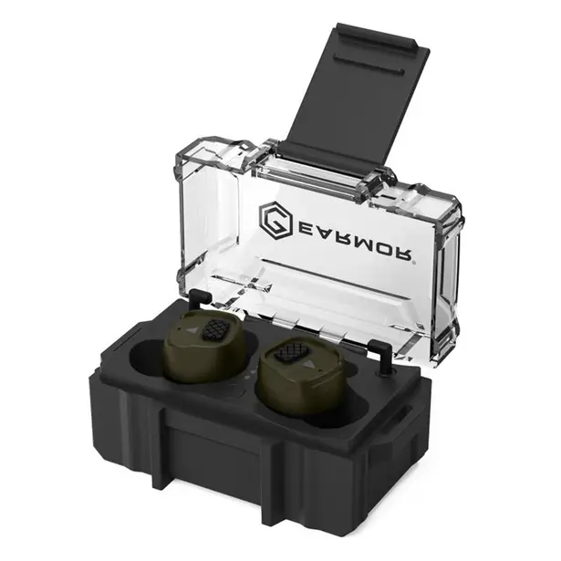 2 - Активні навушники (беруші) EARMOR M20T Pro. Олива