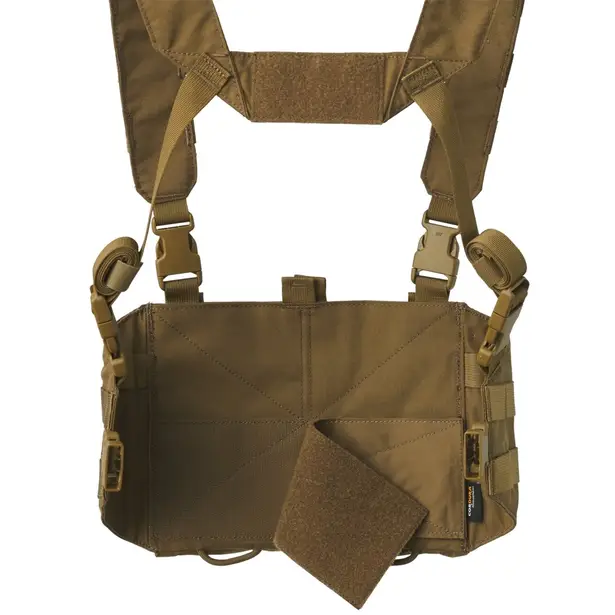 4 - Нагрудник з потрійним підсумком на 3 AK/AR Helikon Chicom Chest Rig, Мультикам
