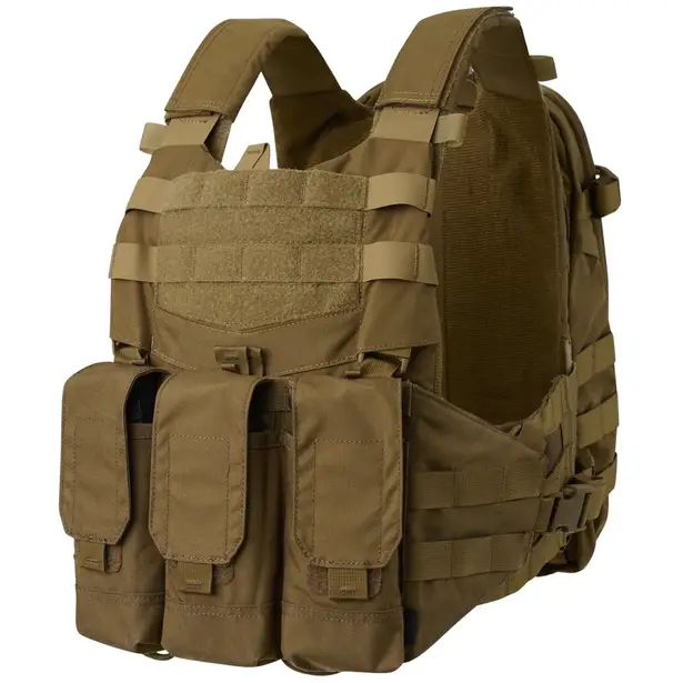 7 - Нагрудник з потрійним підсумком на 3 AK/AR Helikon Chicom Chest Rig, Мультикам