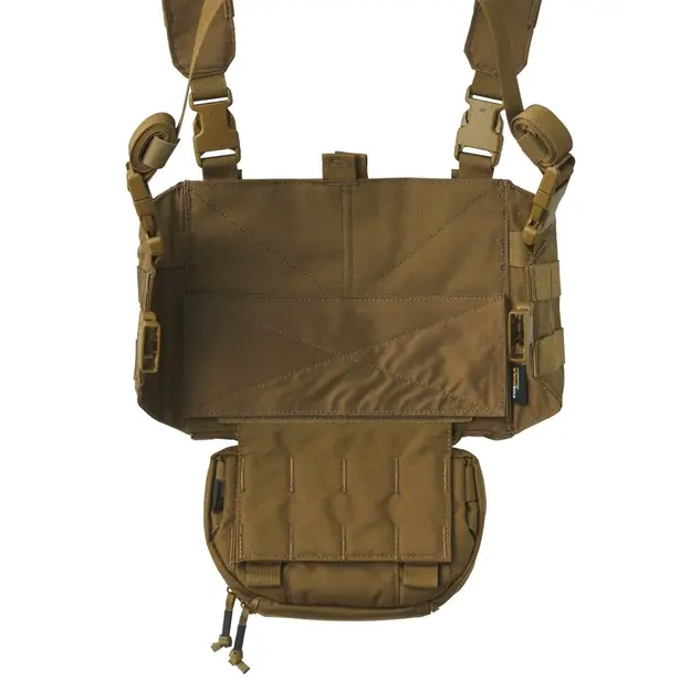 6 - Нагрудник з потрійним підсумком на 3 AK/AR Helikon Chicom Chest Rig, Мультикам