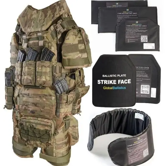 3 - Бронежилет 6 класу Warmor Gen.3 FullSet SPECPROM. Балістичні пакети 1 класу. Мультикам