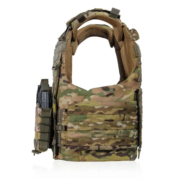 3 - Бронежилет 6 класса Warmor gen.4 MultiCam. Пластины 6 класса. Мягкая защита 1 класса. Вес 11,7 кг.