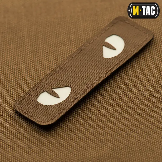 3 - Шеврон-нашивка M-Tac Cat Eyes Laser Cut. Койот