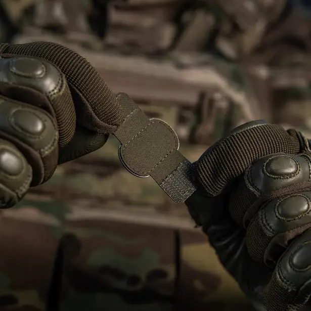 6 - Патч з кріпленням MOLLE M-Tac PVC група крові AB (IV)-. Олива