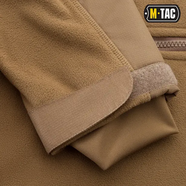 13 - Тактична куртка M-Tac Norman Windblock Fleece. Койот