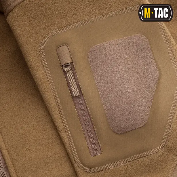 12 - Тактична куртка M-Tac Norman Windblock Fleece. Койот