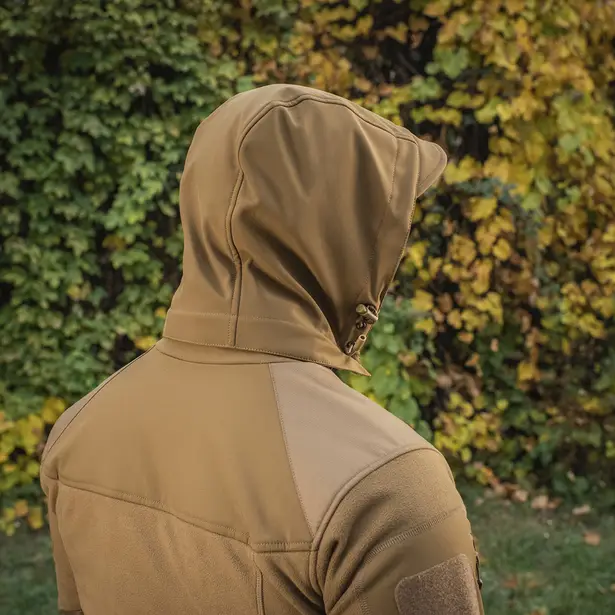 9 - Тактична куртка M-Tac Norman Windblock Fleece. Койот