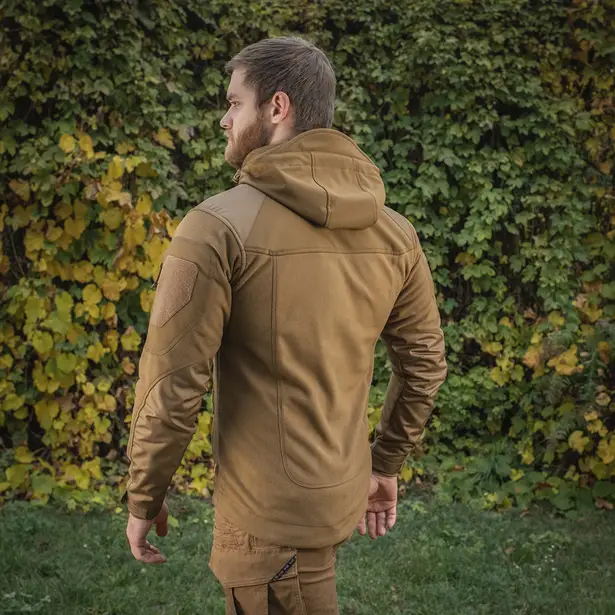 5 - Тактична куртка M-Tac Norman Windblock Fleece. Койот