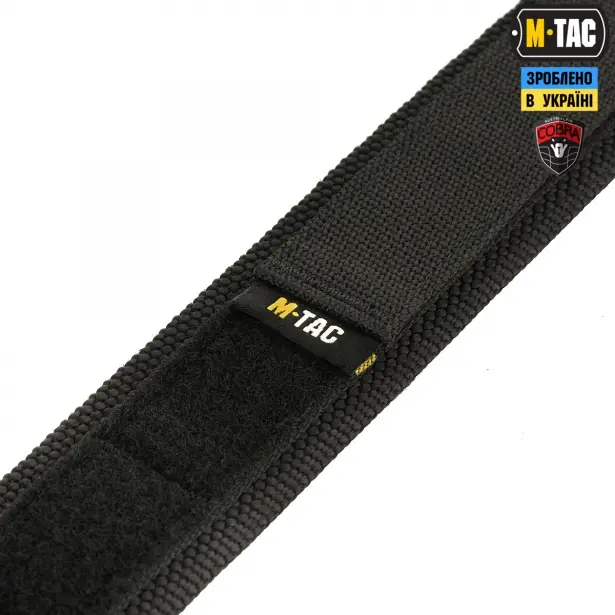 3 - Тактичний ремінь M-Tac Cobra Buckle Belt Gen.II. Чорний