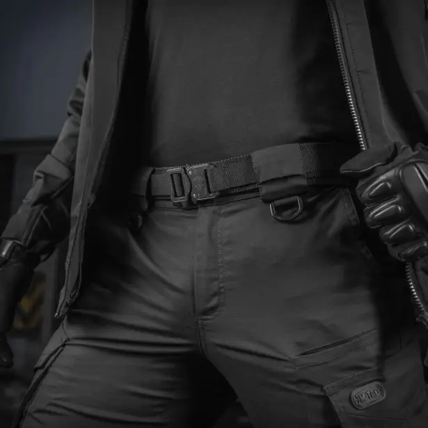 8 - Тактичний ремінь M-Tac Cobra Buckle Belt Gen.II. Чорний