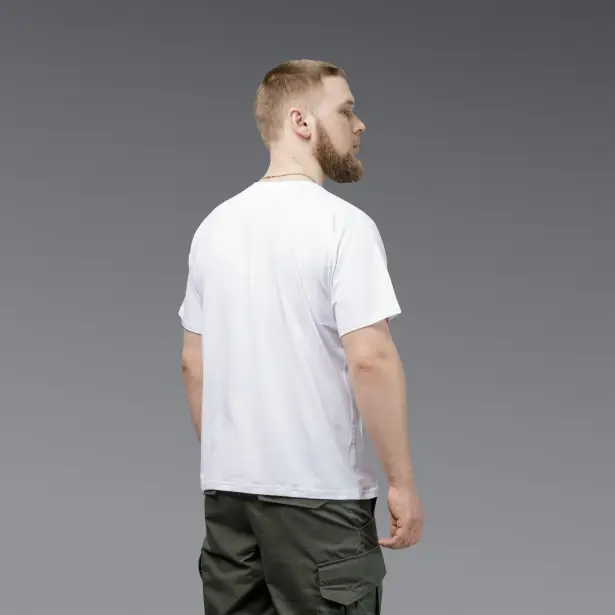 3 - Футболка Urban Cotton. Бавовна/еластан. Біла. Розмір L