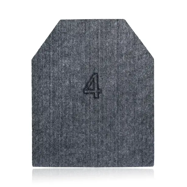 3 - Сталеві бронепластини 4 класу захисту. Вага 3.1 кг. Розмір (M) 25×30 см.