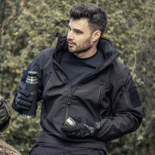 2 - Куртка Pentagon Artaxes Soft Shell StormTex. Чорний