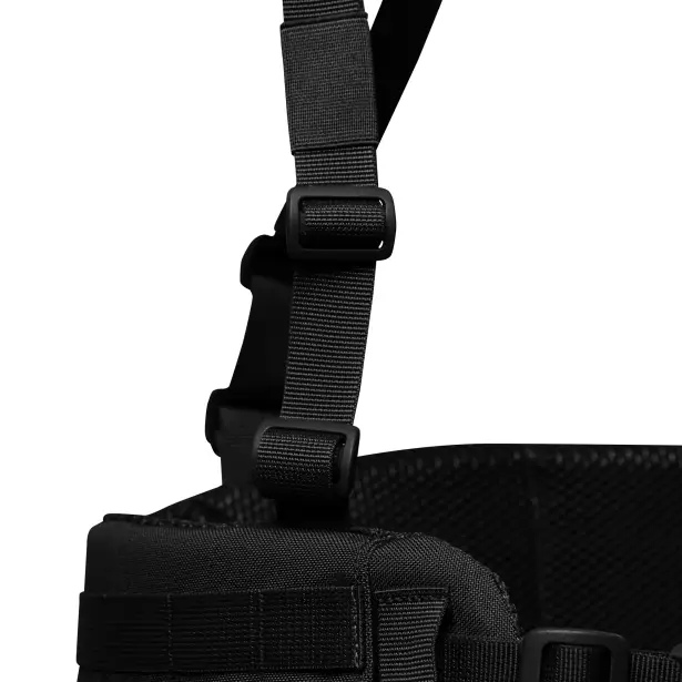7 - Тактичний розвантажувальний пояс РПС, Cordura 1000D. Чорний. L/XL