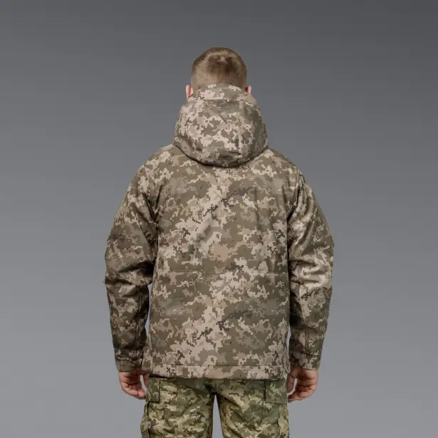 3 - Куртка тактична SoftShell APEX Shield Storm. Осінь-Весна Піксель. Розмір L