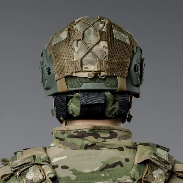 4 - Балістичний захист потилиці 1-го класу захисту. CORDURA 1000D. Чорний