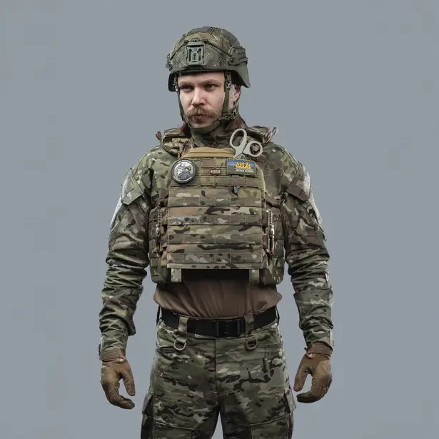 3 - Плитоноска TUR PRO Gen 2 з системою швидкого скидання. Molle. Колір Мультикам. Розмір XL
