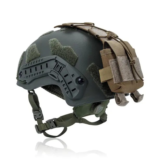 2 - Підсумок-противага для шолома (кріплення на тилову частину). Cordura 1000D. Койот