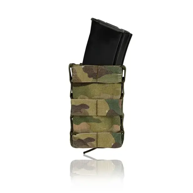 3 - Підсумок одинарний пластиковий під магазини AK\AR. Cordura 1000D. Molle. Мультикам