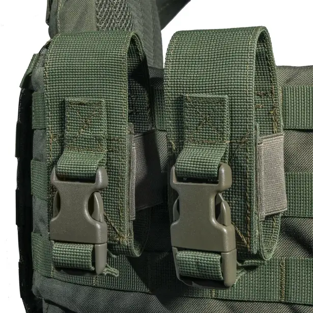13 - Плитоноска SVAROG (Комплект 9 підсумків) з системою швидкого скидання. Molle. Колір Олива.