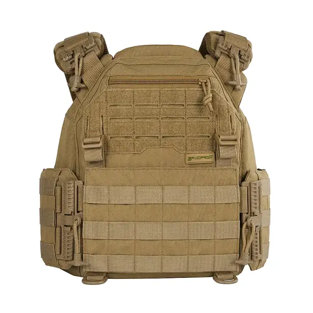 2 - Плитоноска жіноча Warmor gen.3 FL SPECPROM (for Ladies). Без підсумків. Зі швидким боковим та верхнім скиданням (без плит). Койот