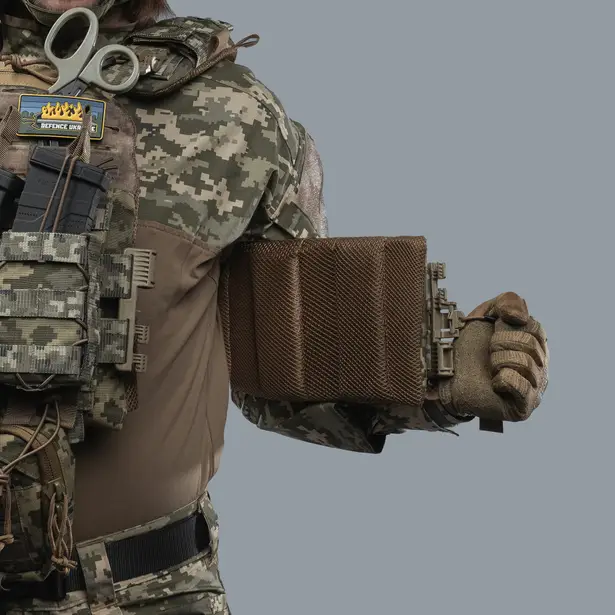 6 - Плитоноска TUR PRO Gen 1 (Комплект 4 підсумки) з боковими карманами, системою швидкого скидання. Molle. Колір Піксель. Розмір L