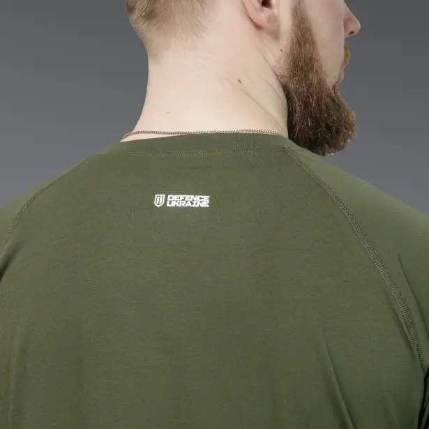 9 - Футболка Urban Cotton. Бавовна/еластан. Олива. Розмір L